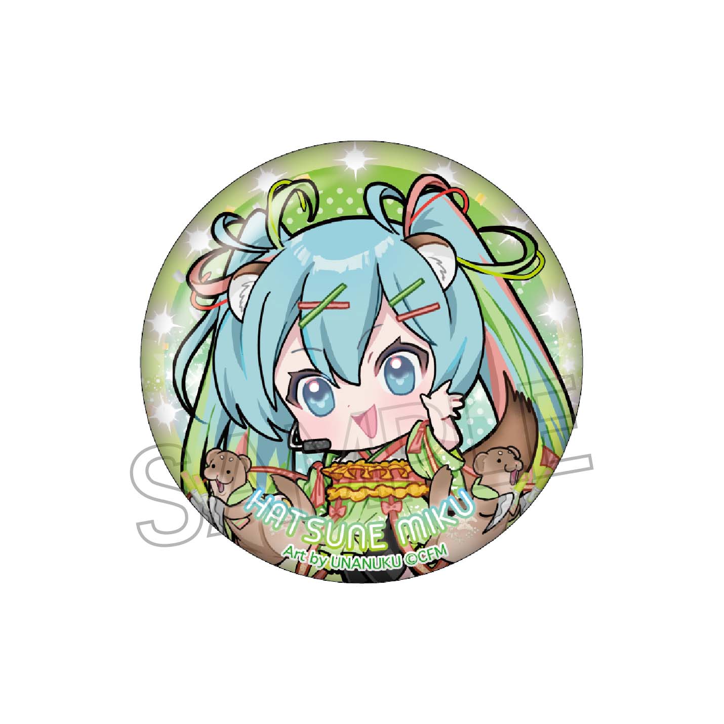 初音ミク　あやかしステージ　缶バッジ