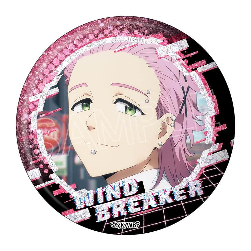 WIND BREAKER　トレーディンググリッター缶バッジ