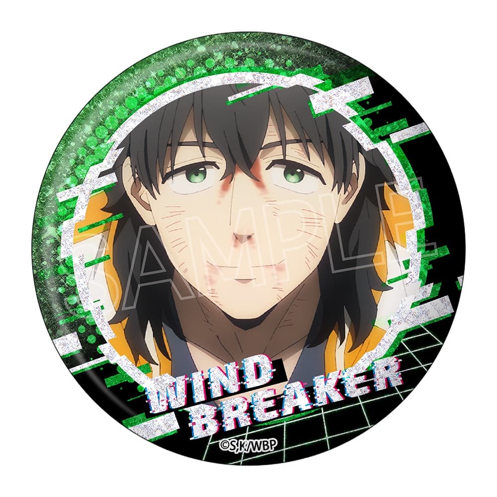 WIND BREAKER　トレーディンググリッター缶バッジ