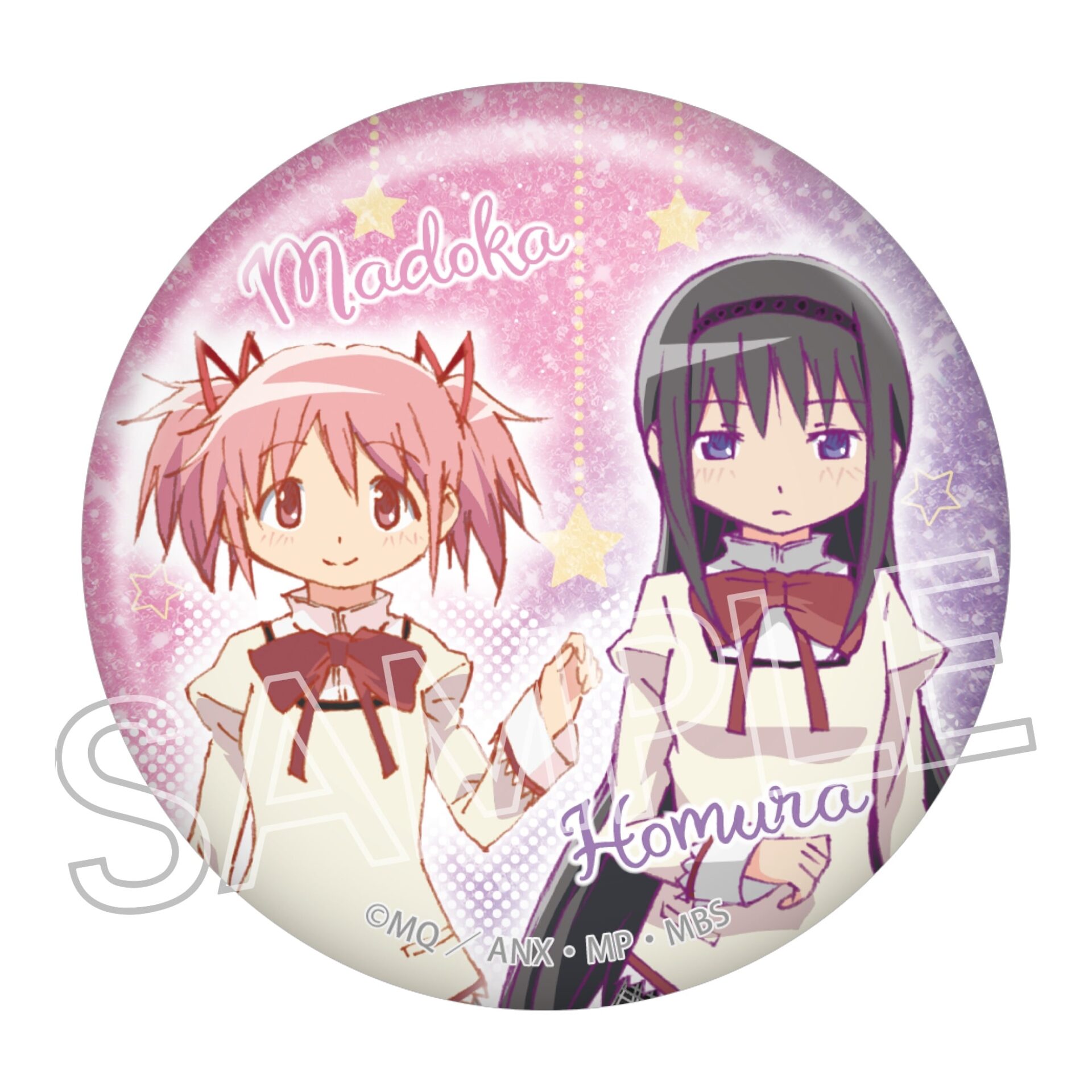 魔法少女 まどか☆マギカ シャインシリーズ　グリッター缶バッジ