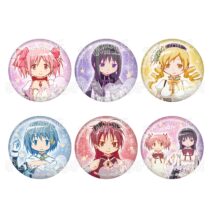 魔法少女 まどか☆マギカ シャインシリーズ　グリッター缶バッジ