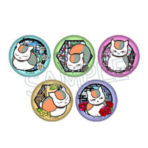 夏目友人帳 切り絵シリーズ　vol.8　和紙風缶バッジ
