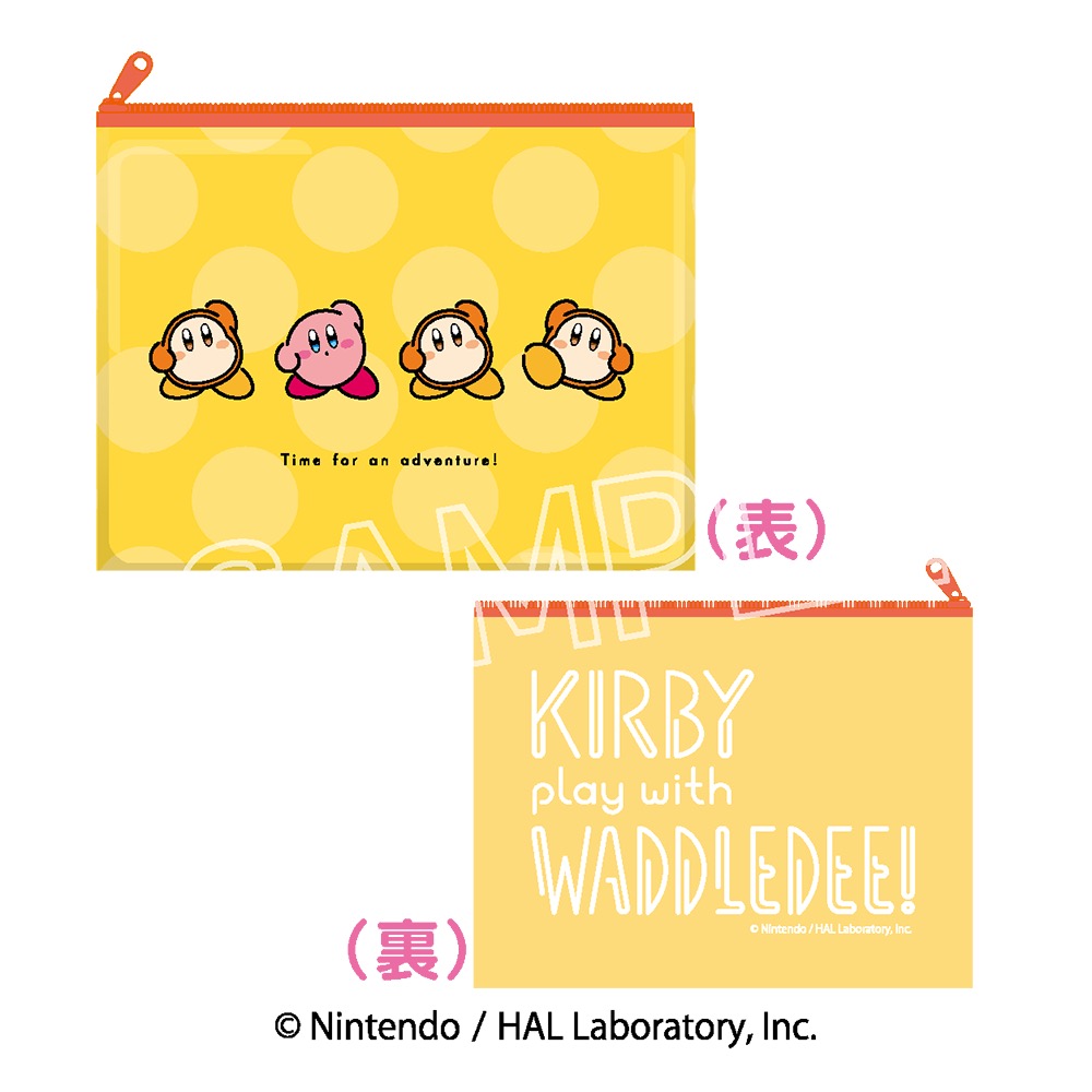 星のカービィ カービィ play with ワドルディ　ビニールポーチ