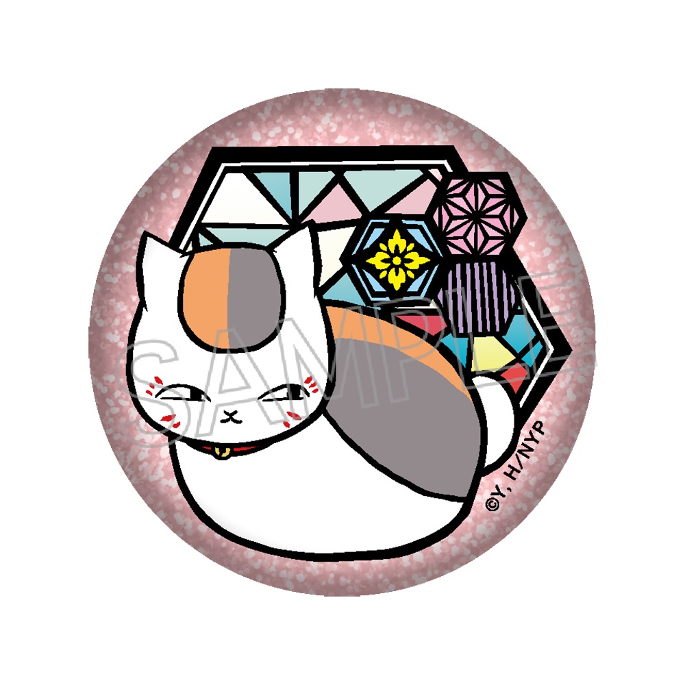 夏目友人帳 切り絵シリーズ　セレクション　vol.1　キラキラ缶バッジ