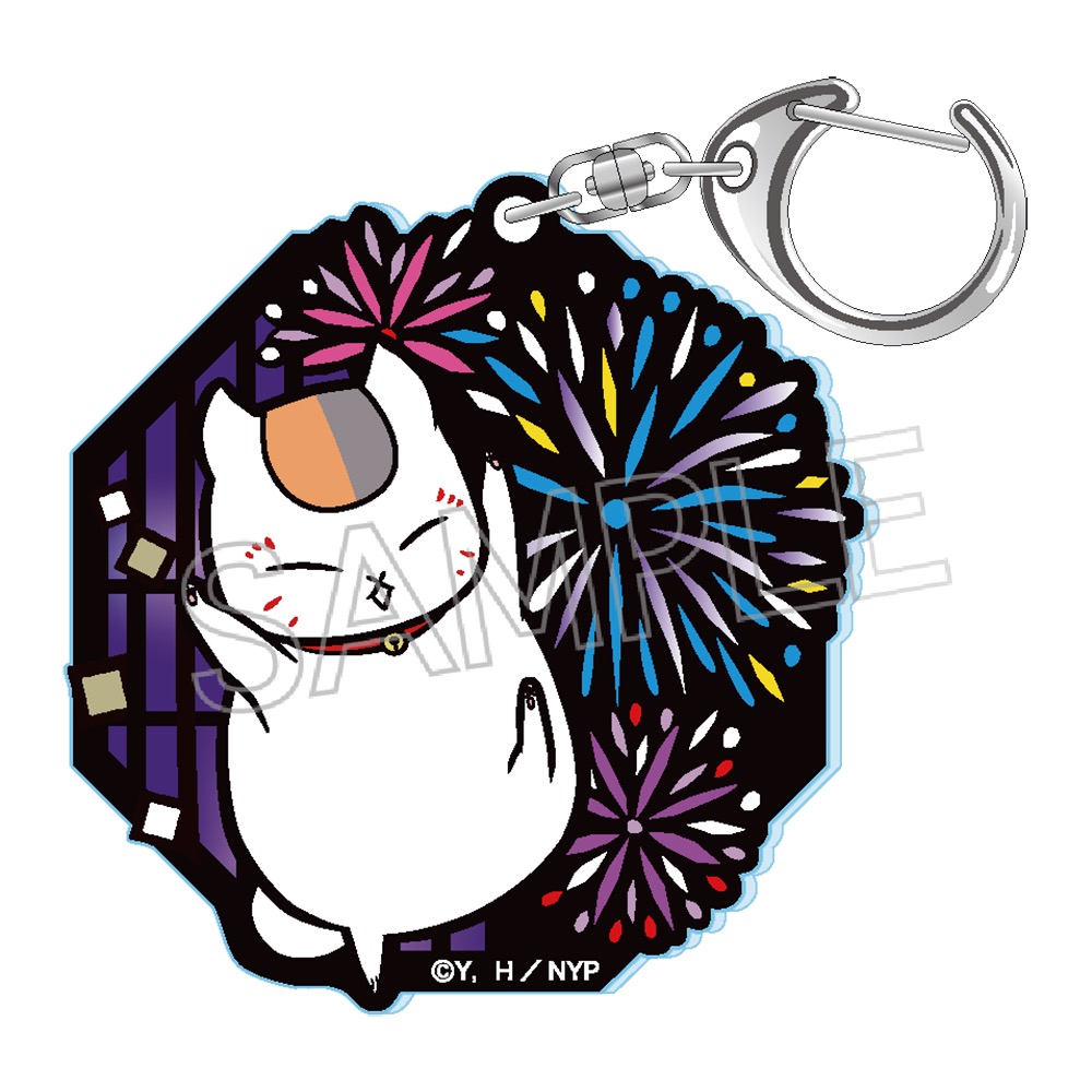 夏目友人帳 切り絵シリーズ　セレクション　vol.1　グリッターキーホルダー