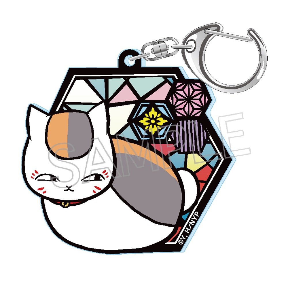 夏目友人帳 切り絵シリーズ　セレクション　vol.1　グリッターキーホルダー