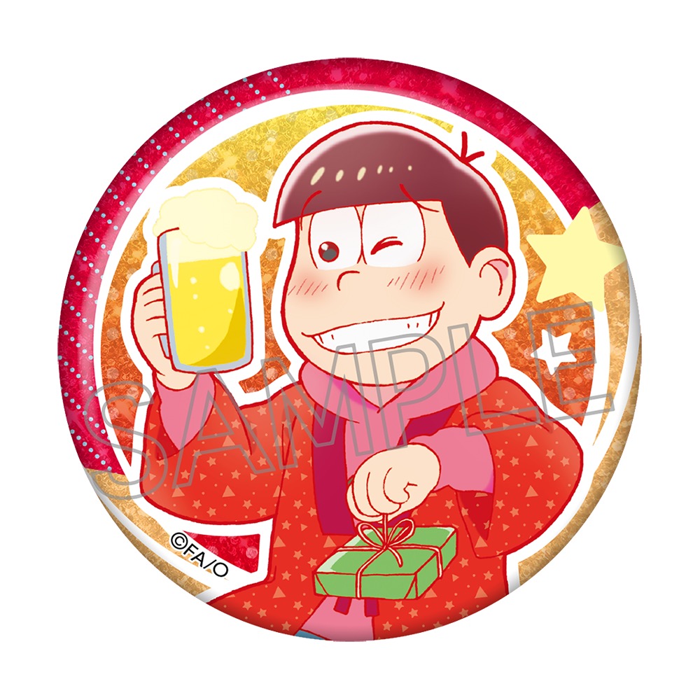 おそ松さん ビビッドライン キラキラ缶バッジ 酔い