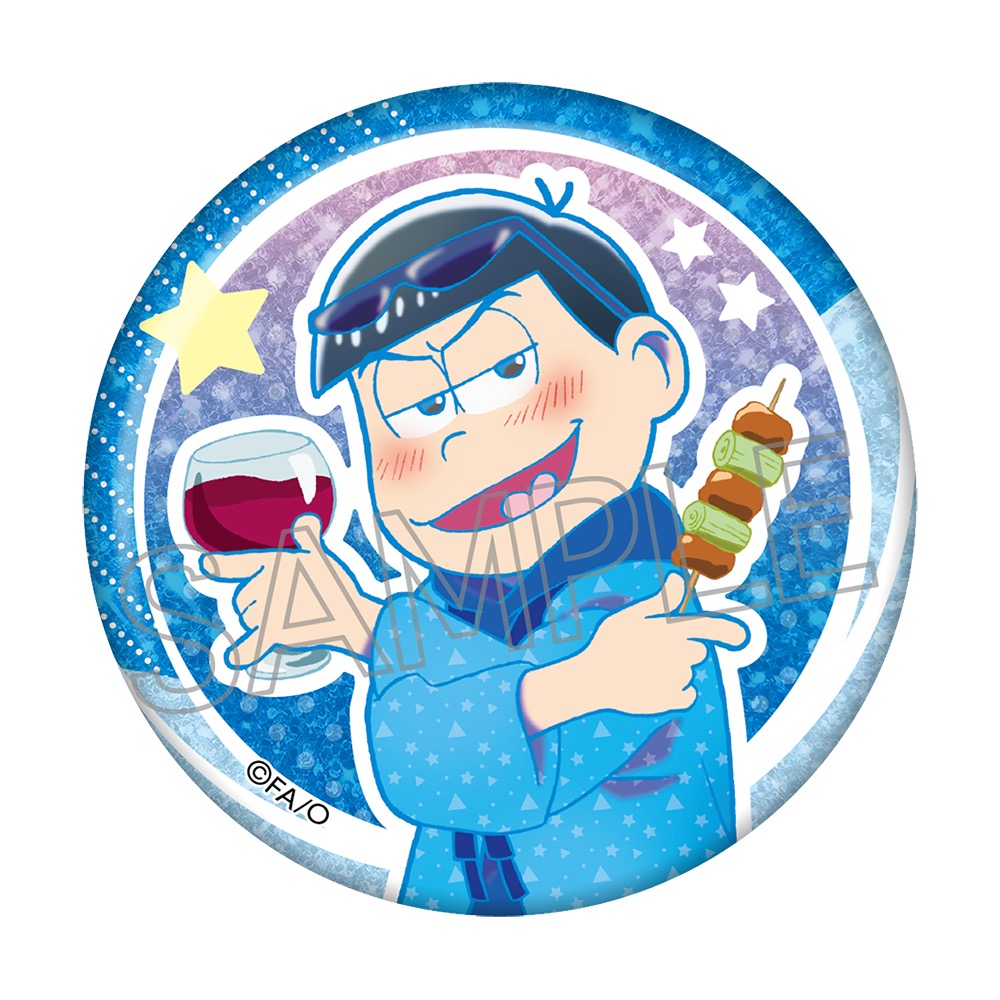 おそ松さん ビビッドライン キラキラ缶バッジ 酔い