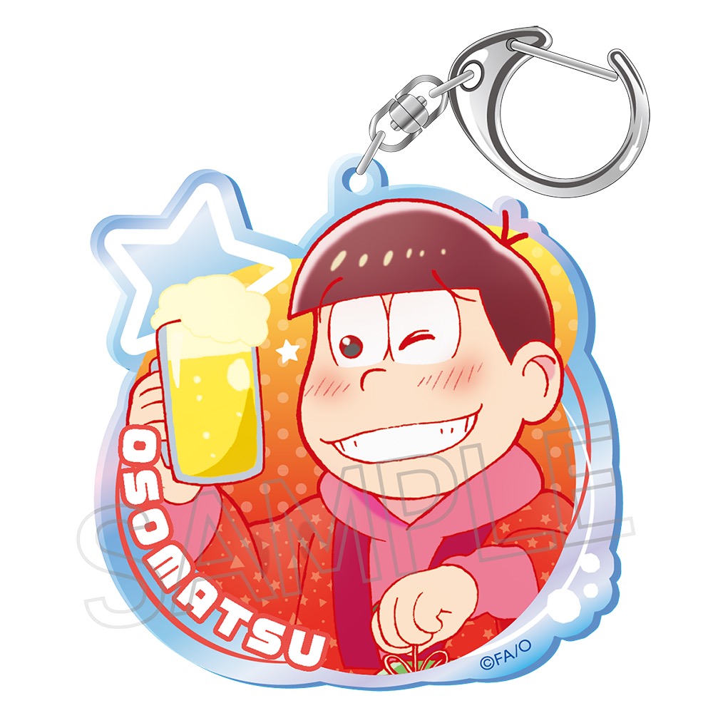 おそ松さん ビビッドライン オーロラアクリルキーホルダー 酔い松