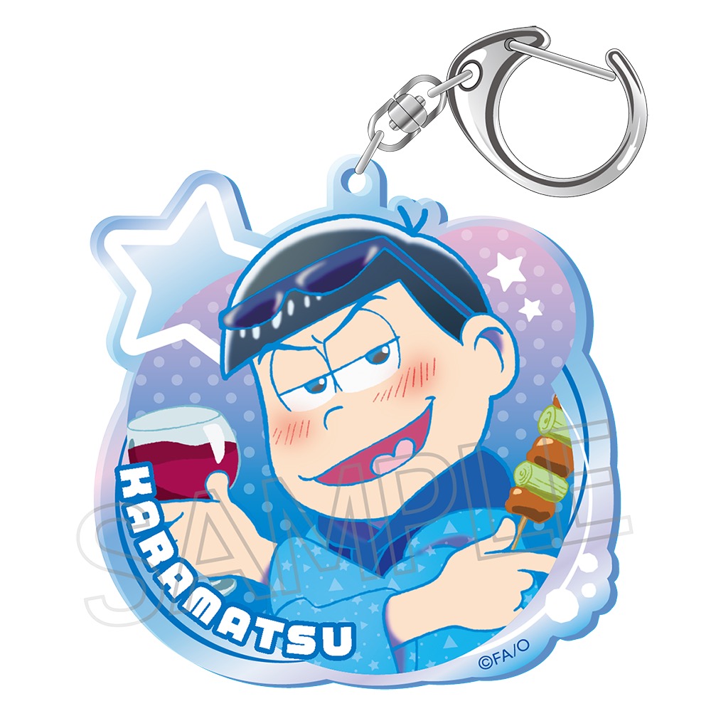 おそ松さん ビビッドライン オーロラアクリルキーホルダー 酔い松