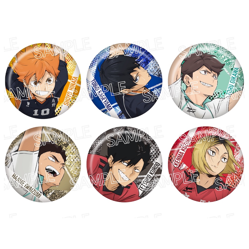 ハイキュー!! シャインシリーズ　キラキラ缶バッジ