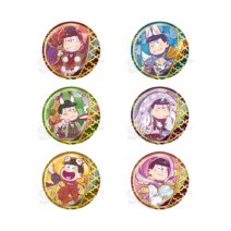 おそ松さん ヴィンテージシリーズ　箔押し缶バッジ　百鬼夜行松