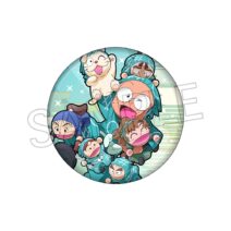 忍たま乱太郎　缶バッジ　-パペットと一緒-
