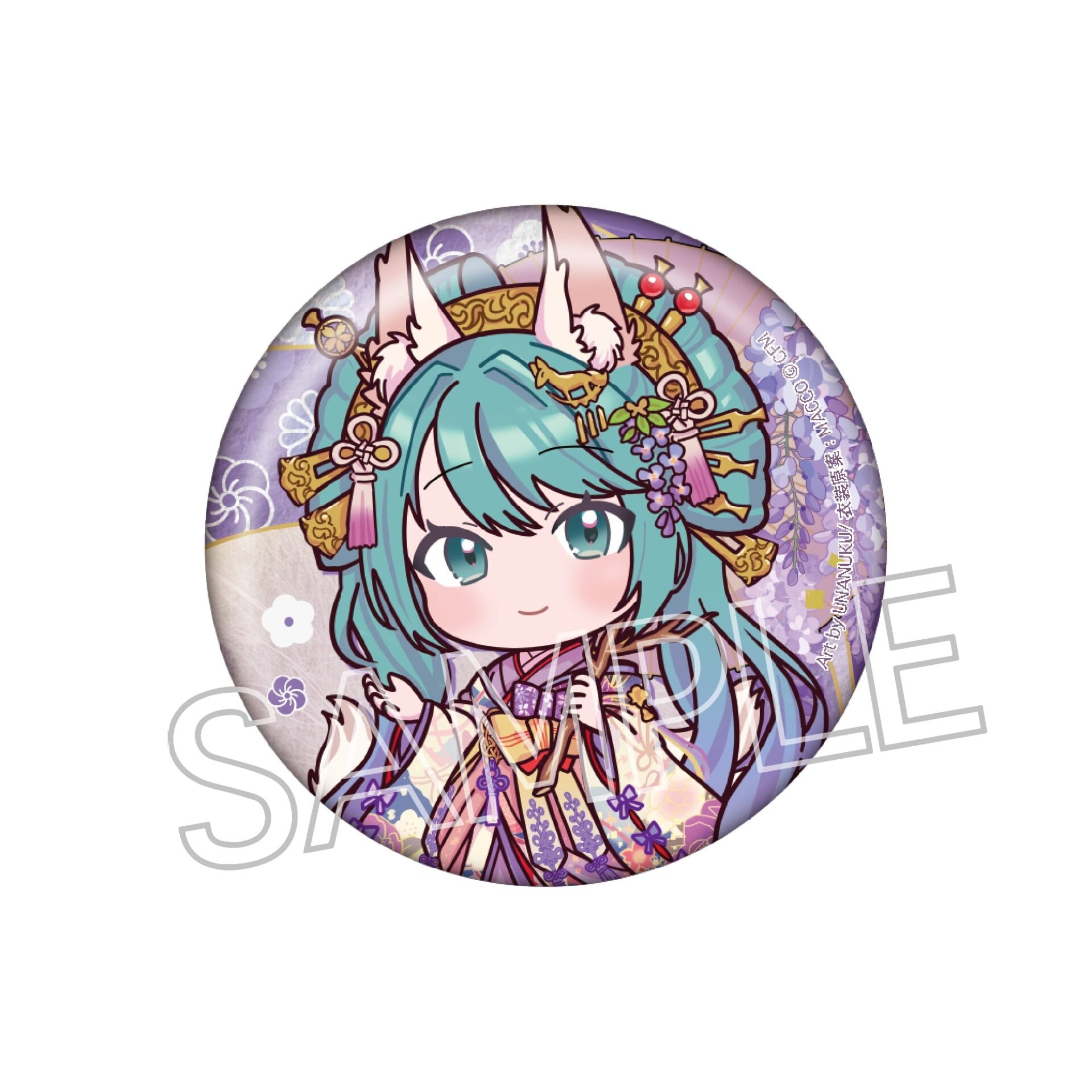 初音ミク　百鬼夜行 ～麗宴～　缶バッジ