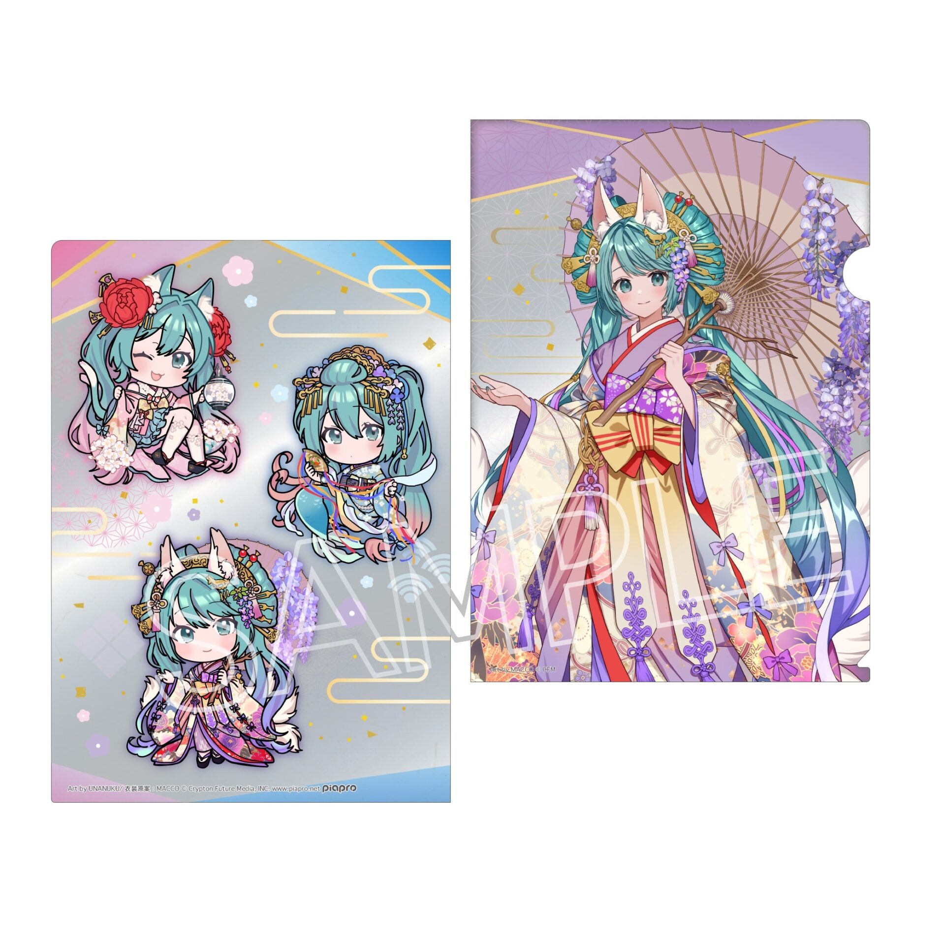 初音ミク　百鬼夜行 ～麗宴～　クリアファイル