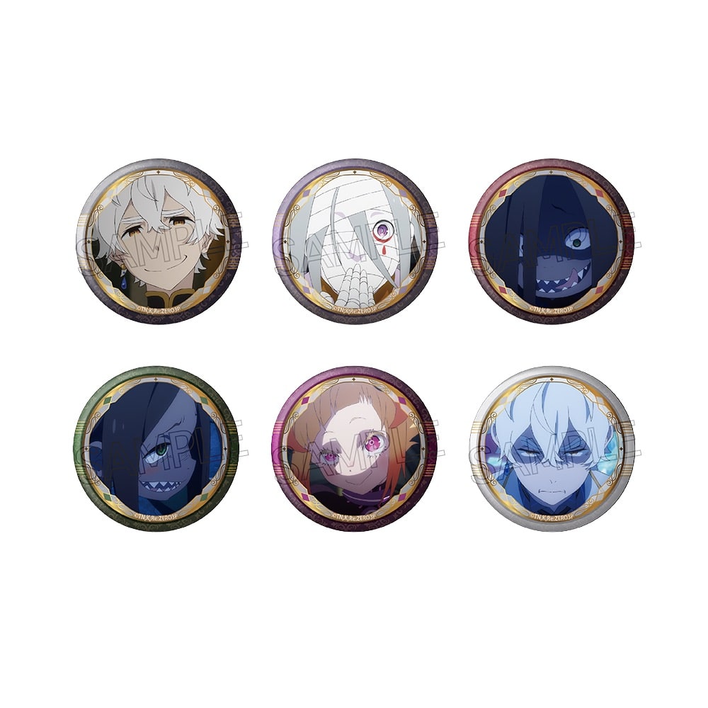 Re:ゼロから始める異世界生活 百面相缶バッジ -魔女教ver.- 株式