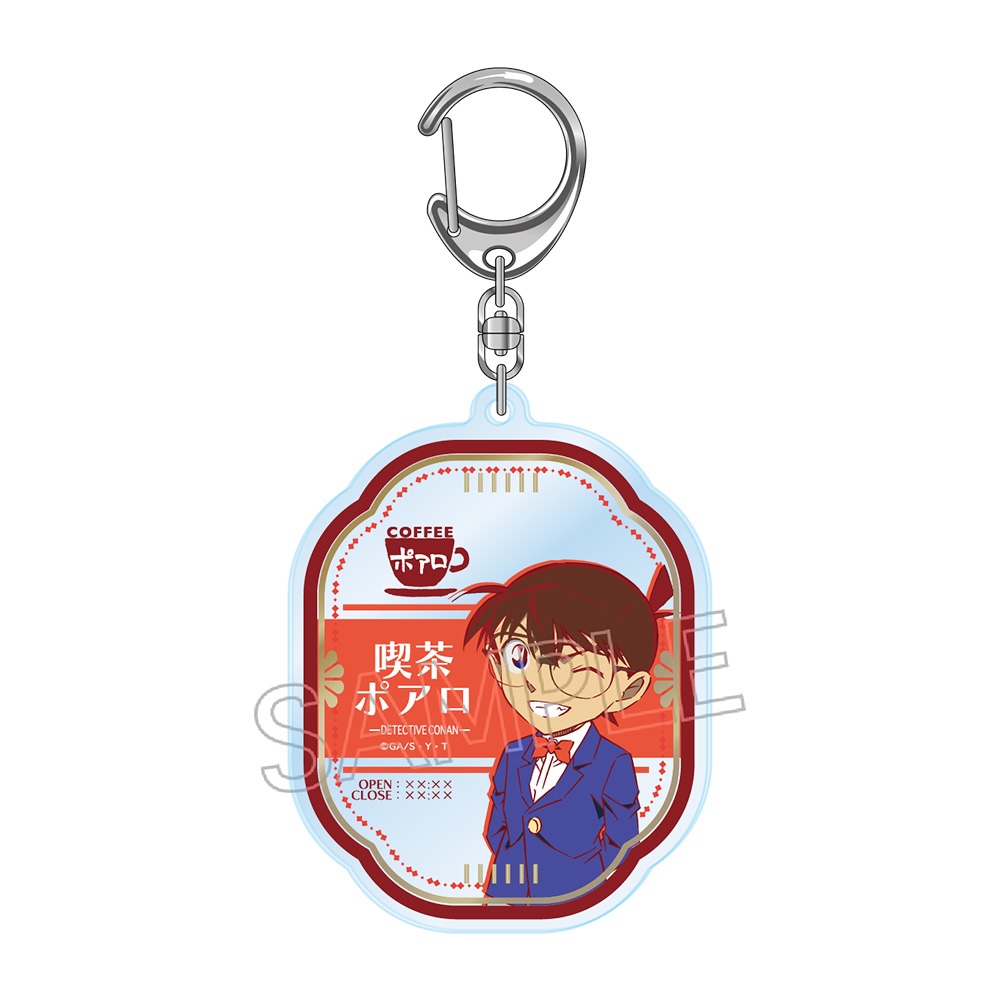 名探偵コナン　喫茶ポアロシリーズ　箔押しアクリルキーホルダー