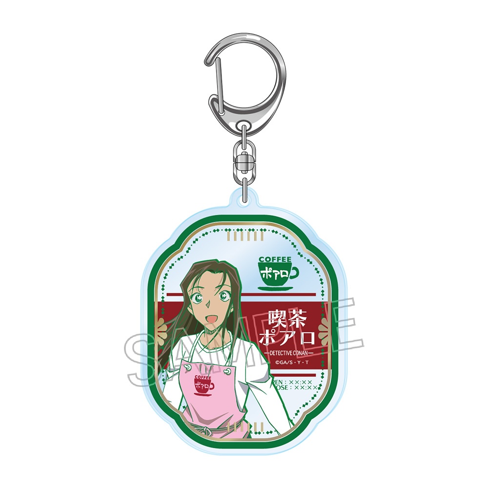 名探偵コナン　喫茶ポアロシリーズ　箔押しアクリルキーホルダー