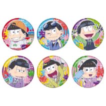 おそ松さん　キラキラ缶バッジ　おえかき松