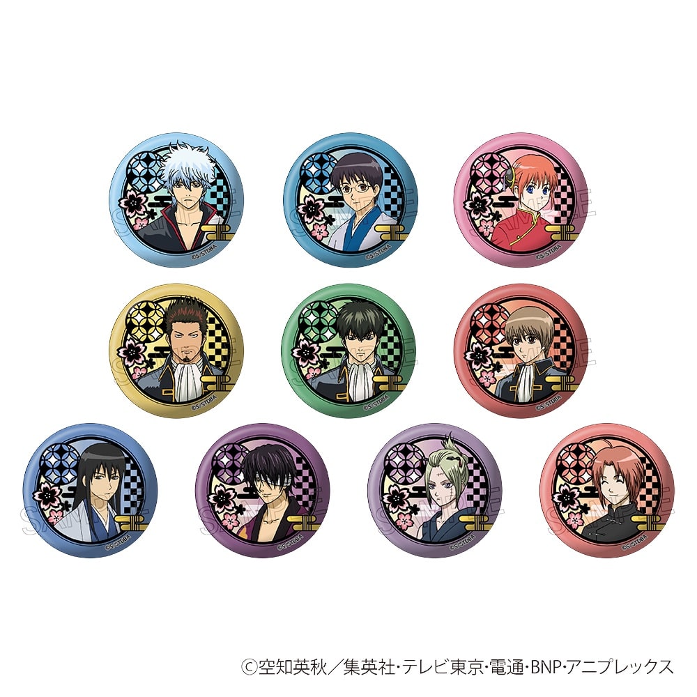 銀魂 切り絵シリーズ 缶バッジ