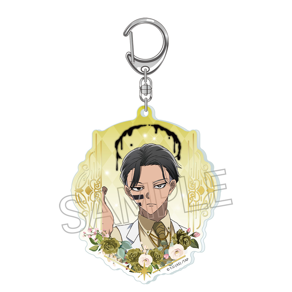 桃源暗鬼 天使と悪魔 箔押しアクリルキーホルダー