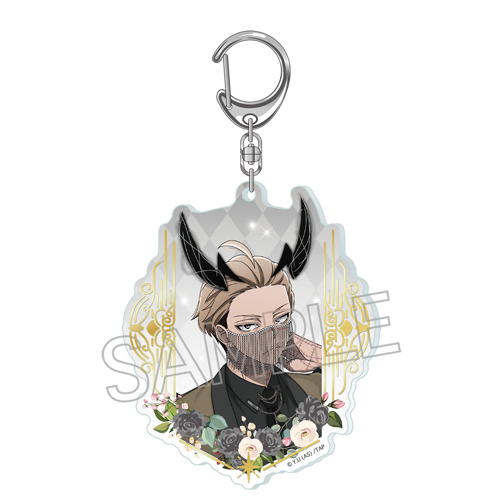 桃源暗鬼 天使と悪魔 箔押しアクリルキーホルダー