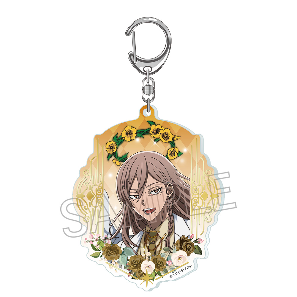 桃源暗鬼 天使と悪魔 箔押しアクリルキーホルダー