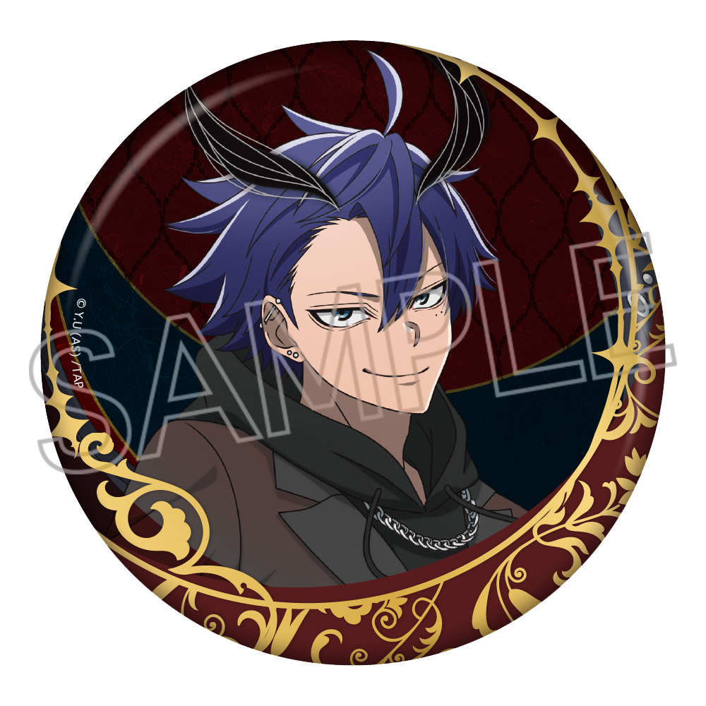 桃源暗鬼 天使と悪魔 箔押し缶バッジ