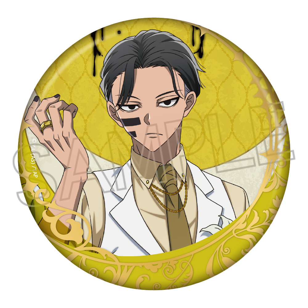 桃源暗鬼 天使と悪魔 箔押し缶バッジ