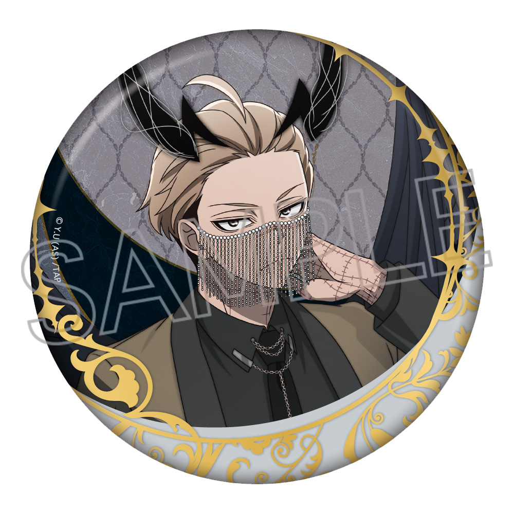 桃源暗鬼 天使と悪魔 箔押し缶バッジ