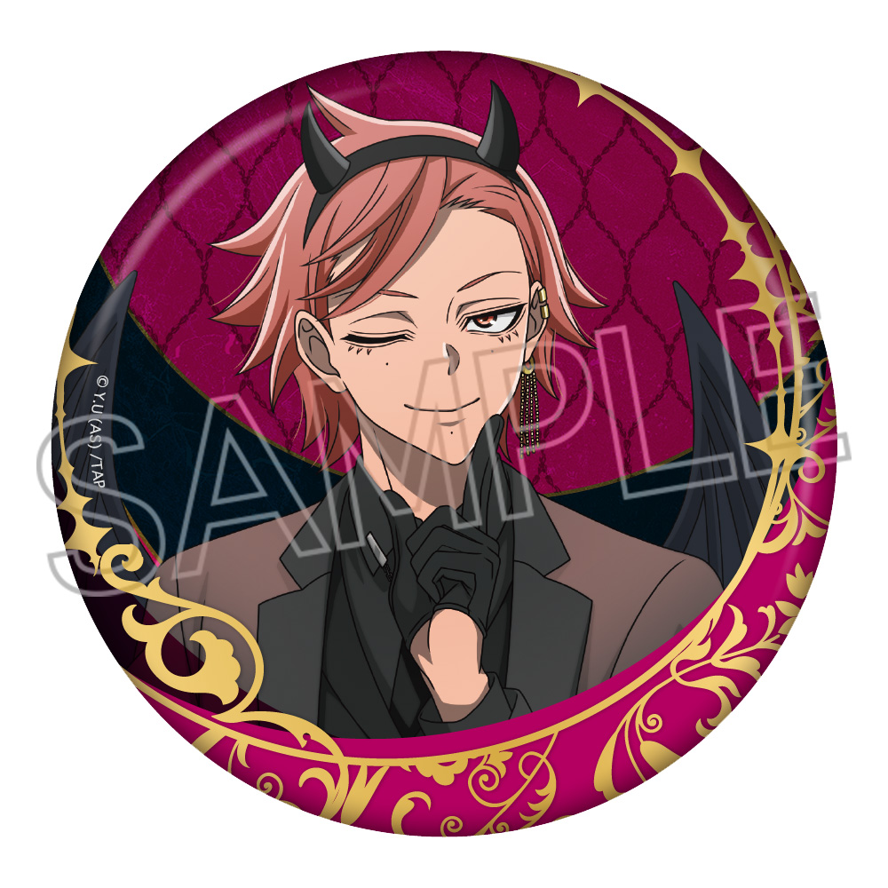 桃源暗鬼 天使と悪魔 箔押し缶バッジ