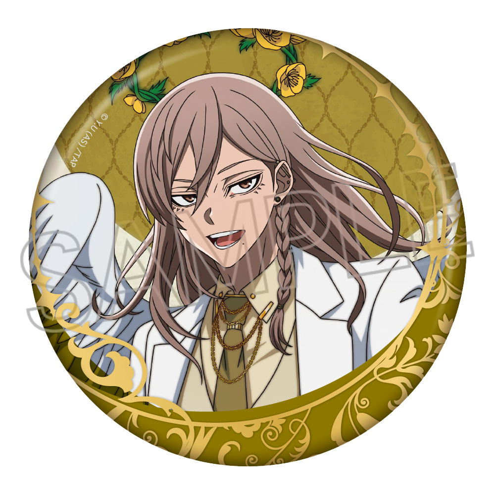 桃源暗鬼 天使と悪魔 箔押し缶バッジ