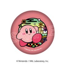 星のカービィ 切り絵シリーズ　和紙風缶バッジ