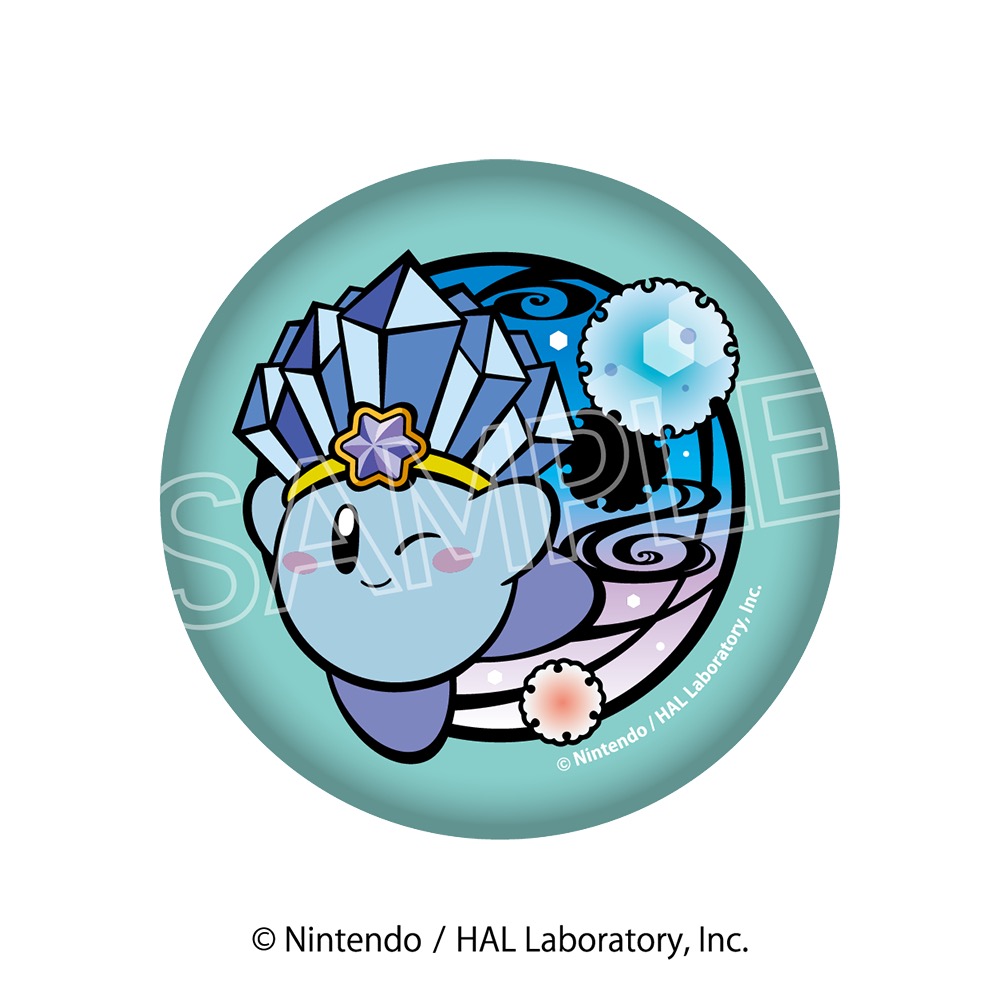 星のカービィ 切り絵シリーズ 和紙風缶バッジ