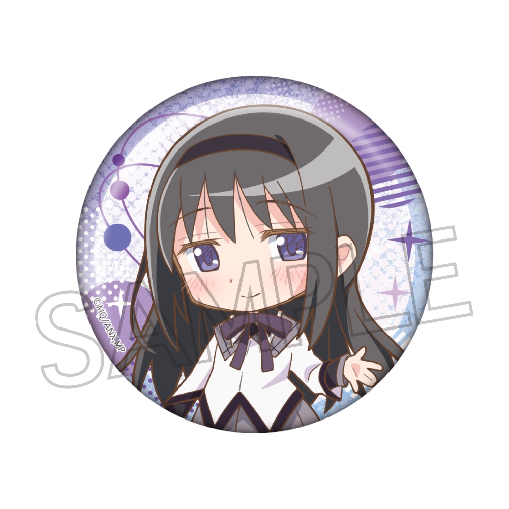 魔法少女まどか☆マギカ デフォルメ　グリッター缶バッジ