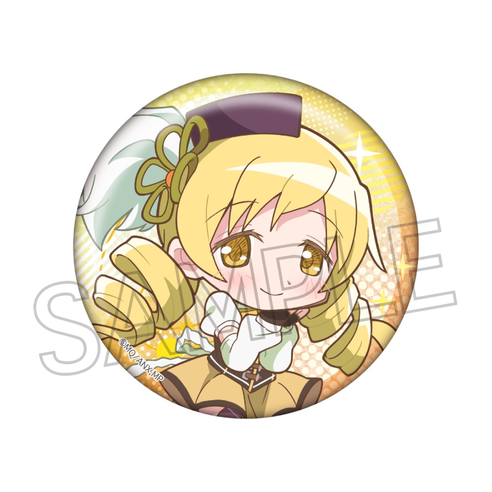 魔法少女まどか☆マギカ デフォルメ　グリッター缶バッジ