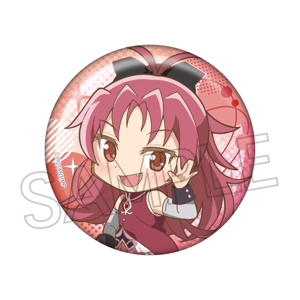 魔法少女まどか☆マギカ デフォルメ　グリッター缶バッジ