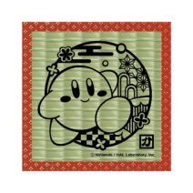 星のカービィ 切り絵シリーズ　畳コースター
