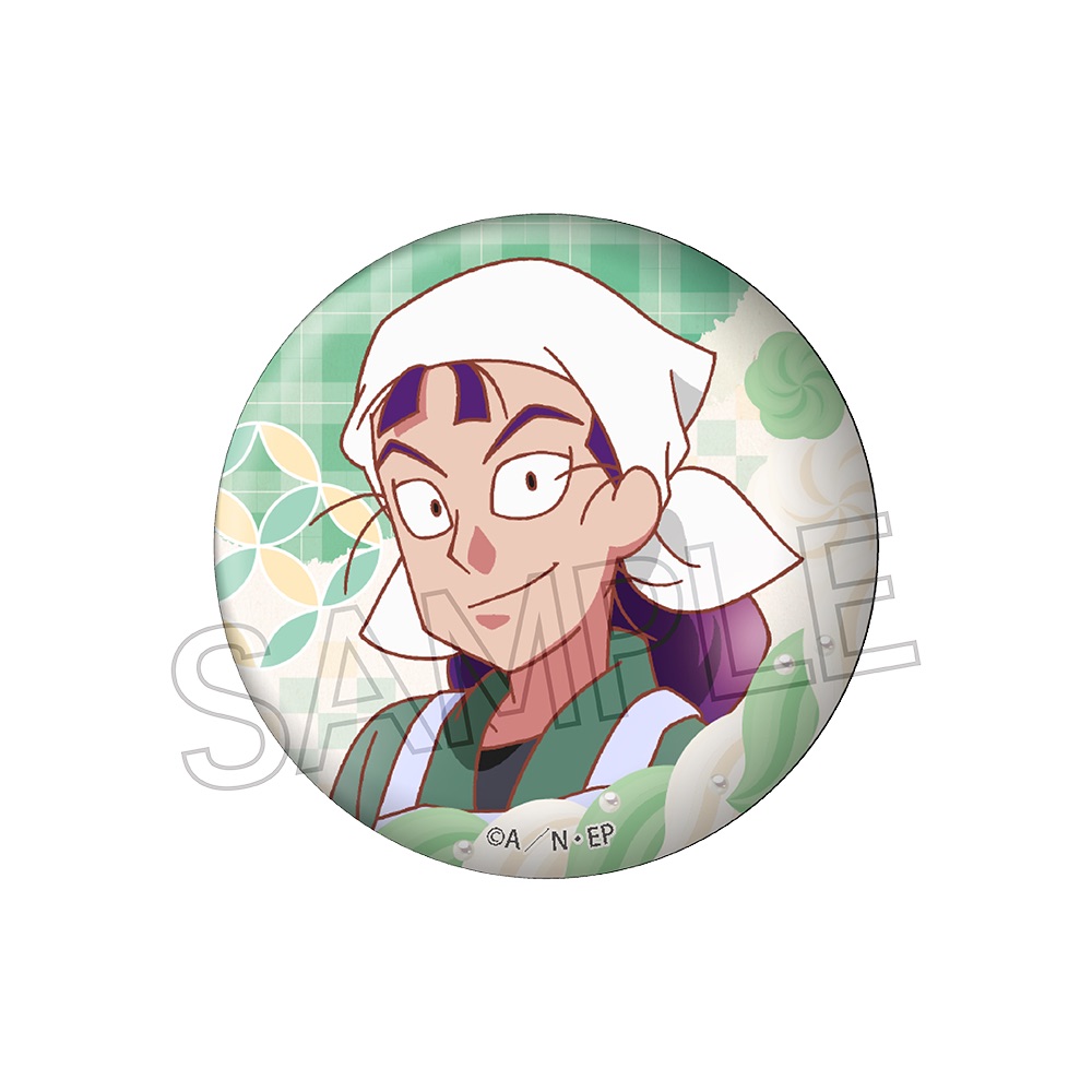 忍たま乱太郎 缶バッジ -スイーツ作りの段-