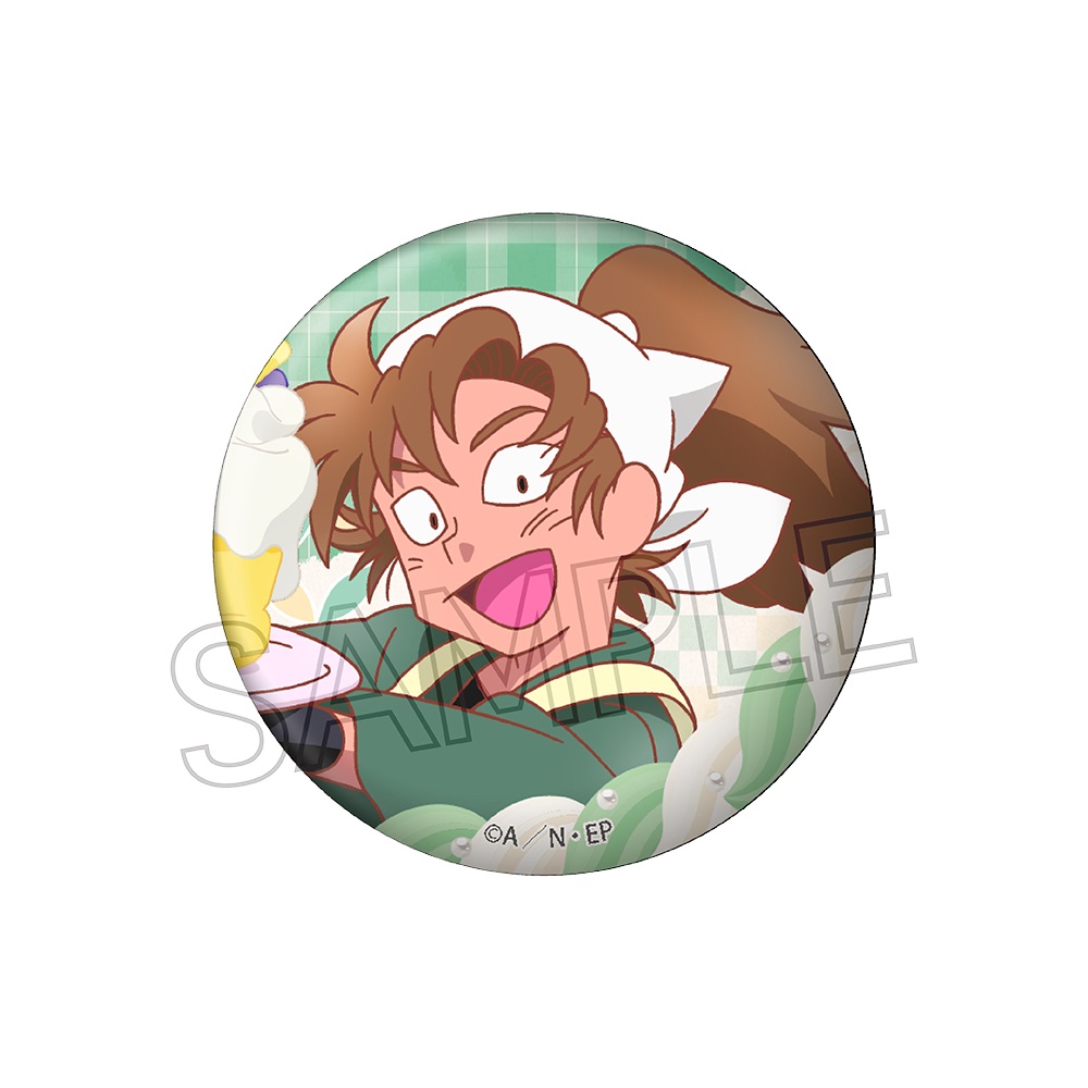 忍たま乱太郎 缶バッジ -スイーツ作りの段-