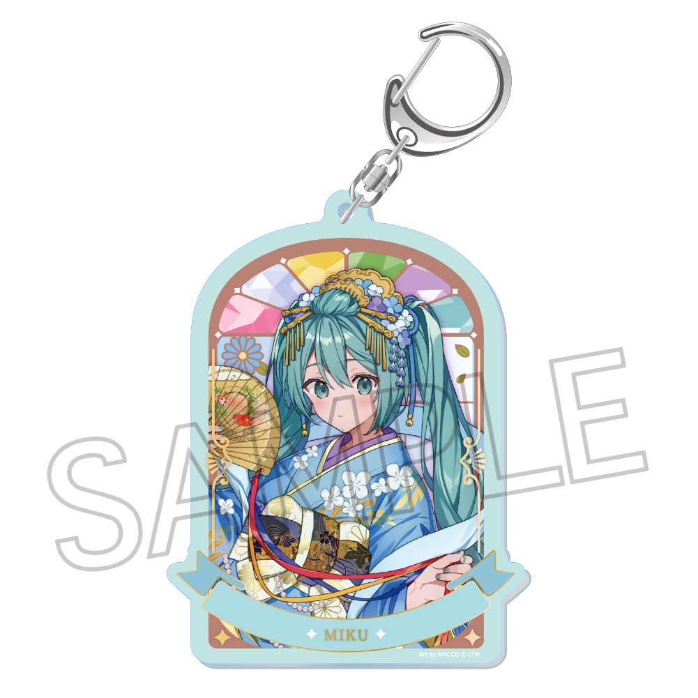 初音ミク 百鬼夜行 ~麗宴~ 箔押しアクリルキーホルダー