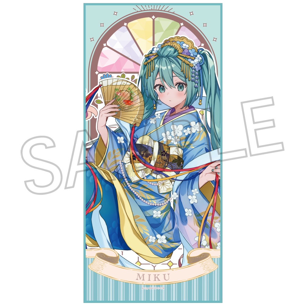 初音ミク　百鬼夜行 ～麗宴～　フェイスタオル