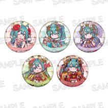 初音ミク　百鬼夜行 ～麗宴～ キラキラ缶バッジ