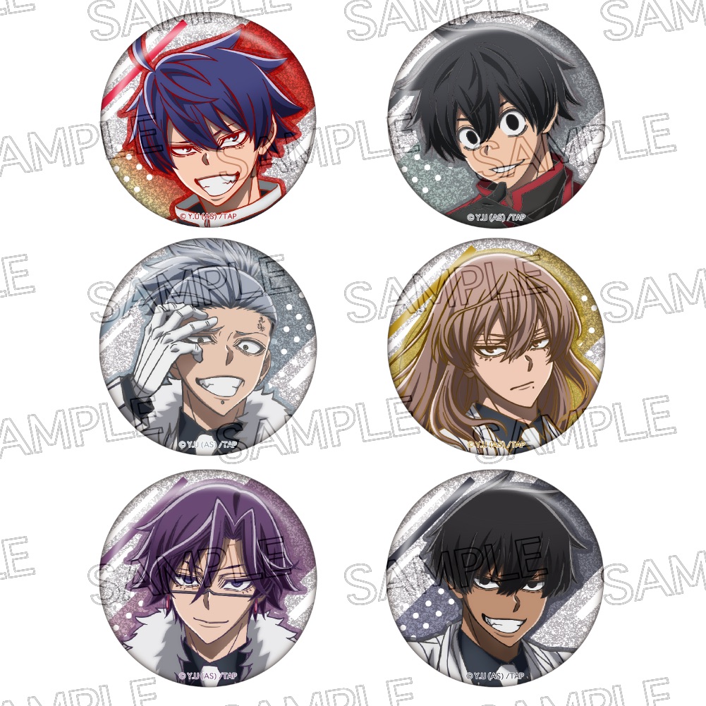 桃源暗鬼 グリッター缶バッジ Vol.2