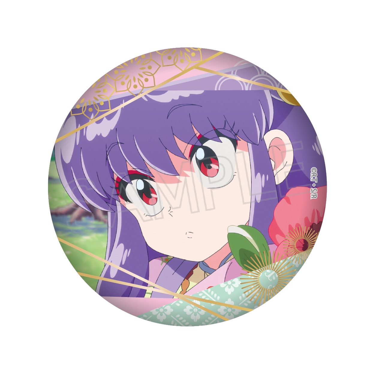 らんま1/2 箔押し缶バッジ vol.2