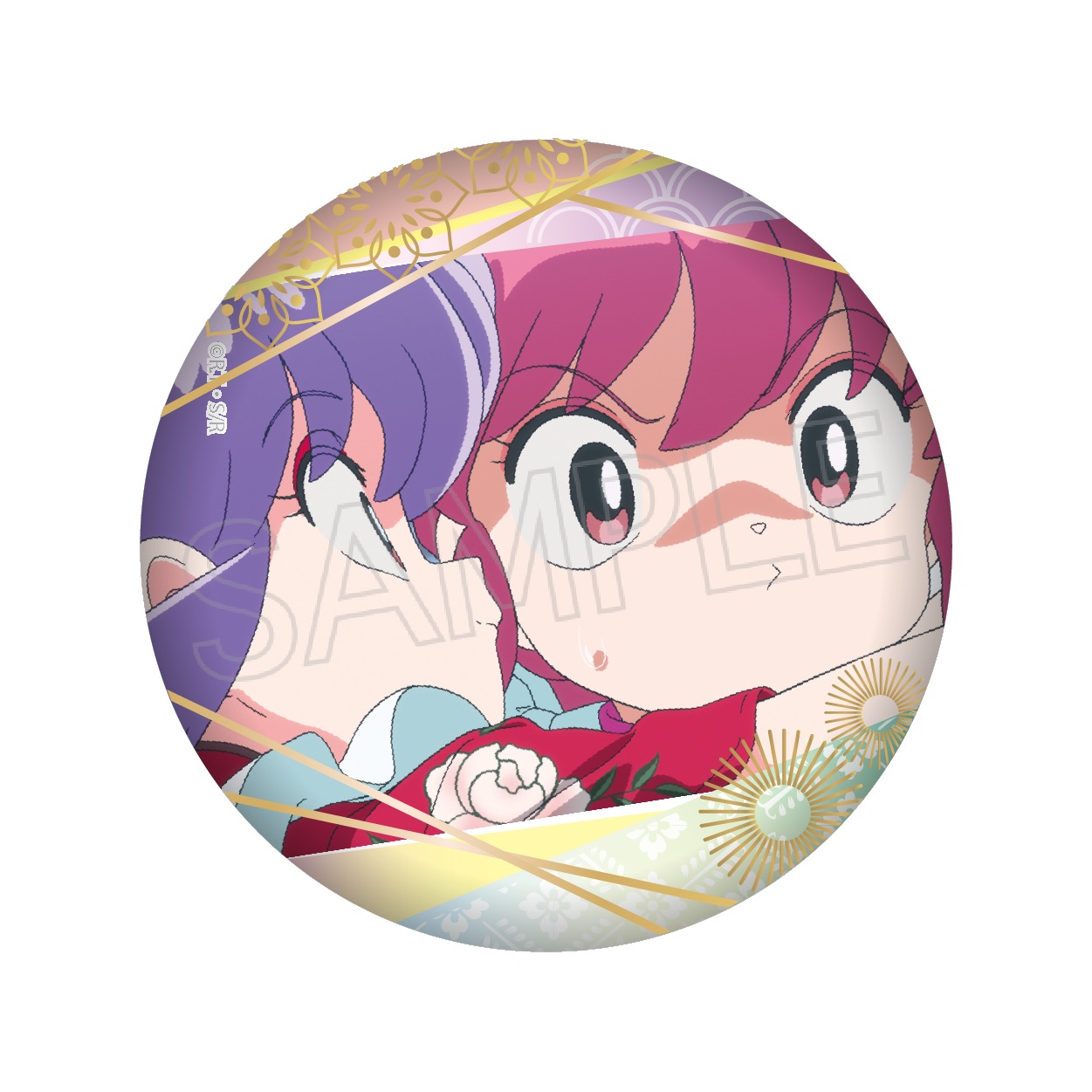 らんま1/2 箔押し缶バッジ vol.2