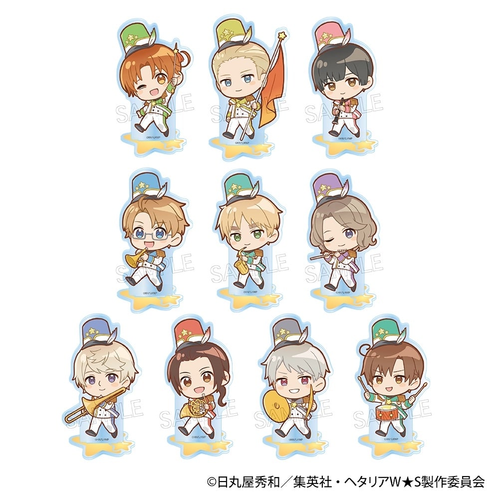 ヘタリアWorld★Stars　アクリルスタンド -マーチング-