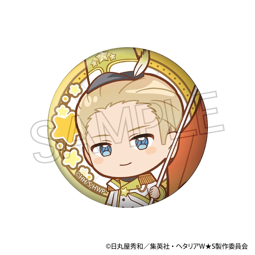 ヘタリアWorld★Stars　缶バッジ -マーチング-