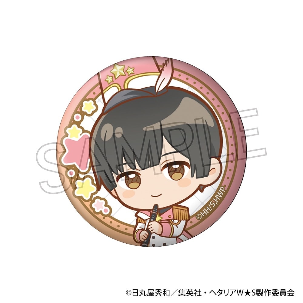 ヘタリアWorld★Stars　缶バッジ -マーチング-