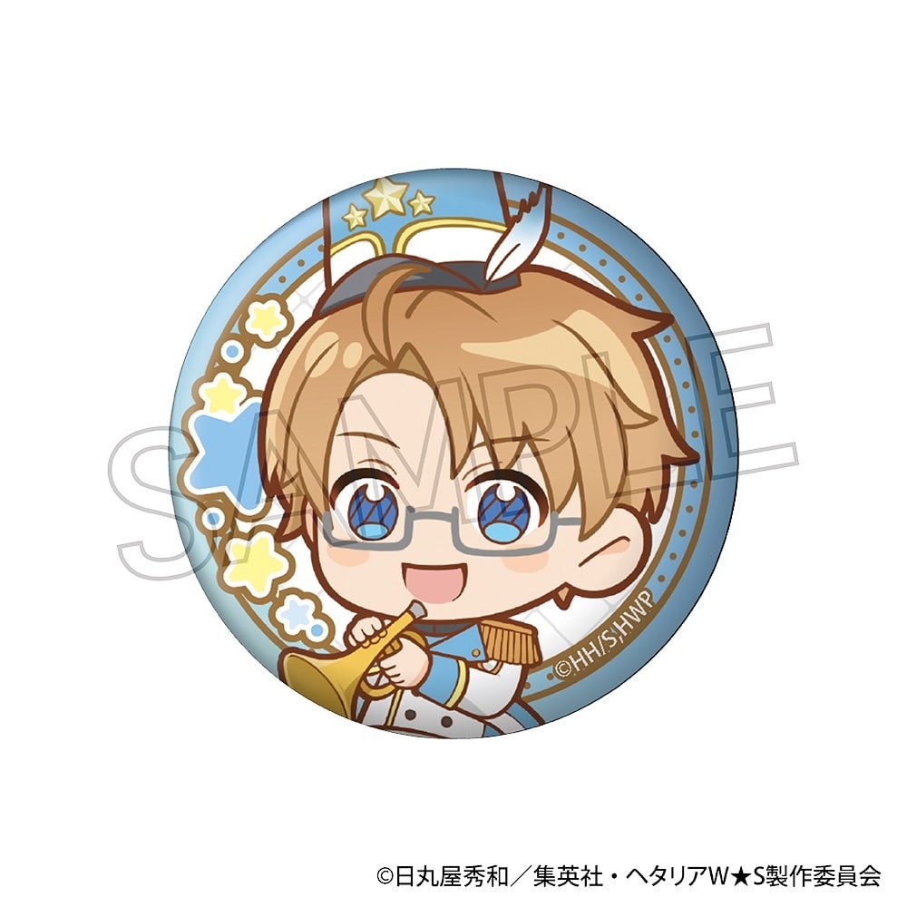 ヘタリアWorld★Stars　缶バッジ -マーチング-